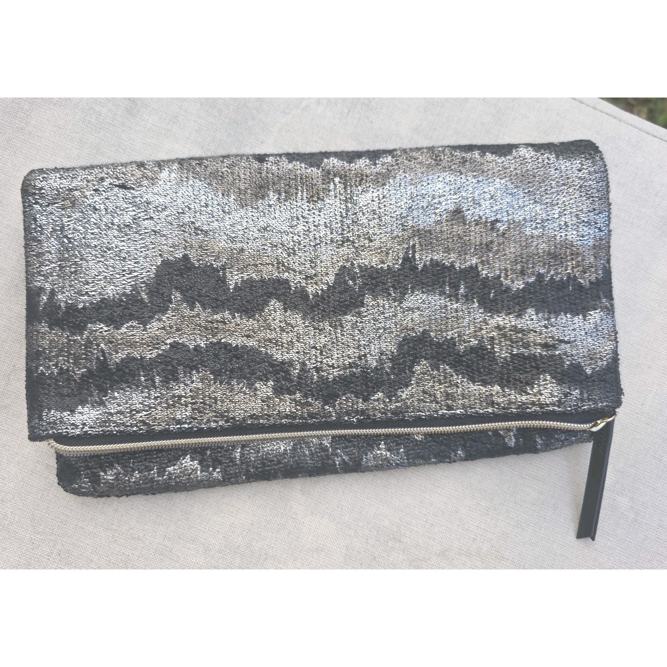 Stella  Dot Metallic Knit Clutch Brand New In Original Package Rv 69